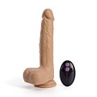 Idalis - 3in1 Vibrating Dildo & Thrusting Rotating 9 Inch Penis-Flesh