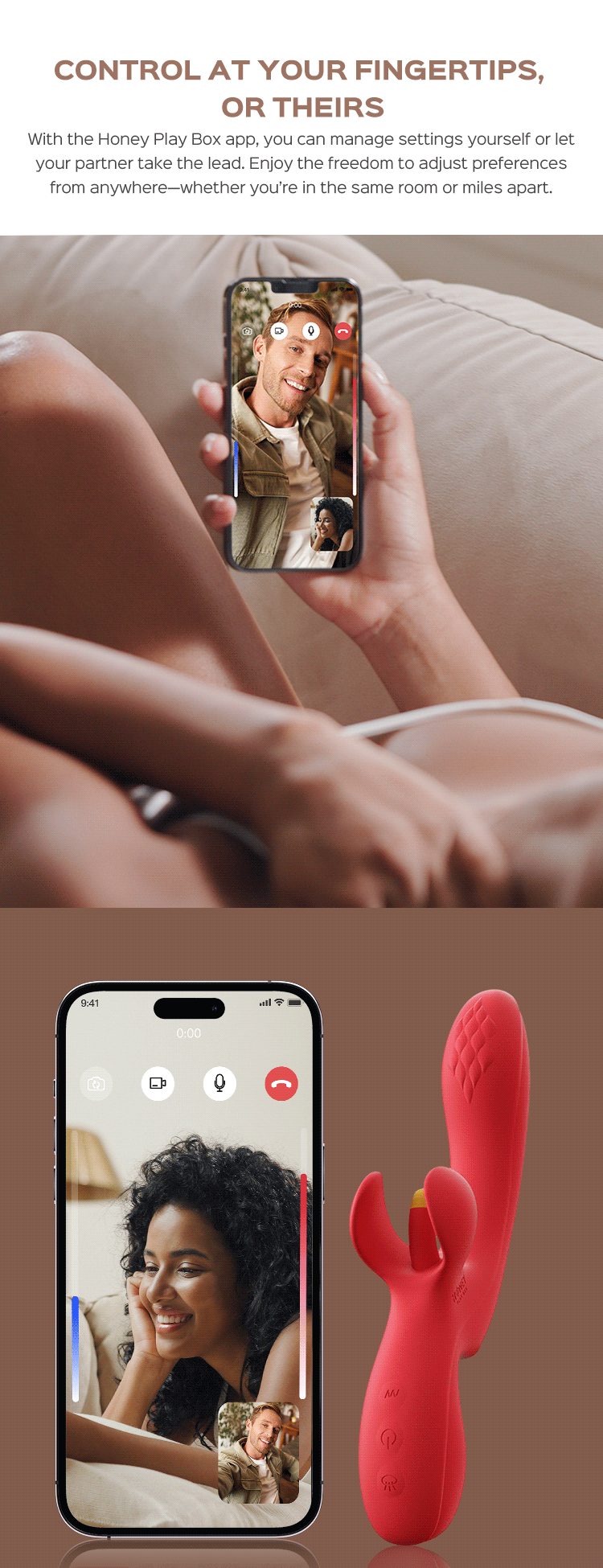 FORTEXA Kinky Finger Flapping Clit & G-Spot Vibrator with App Control-2