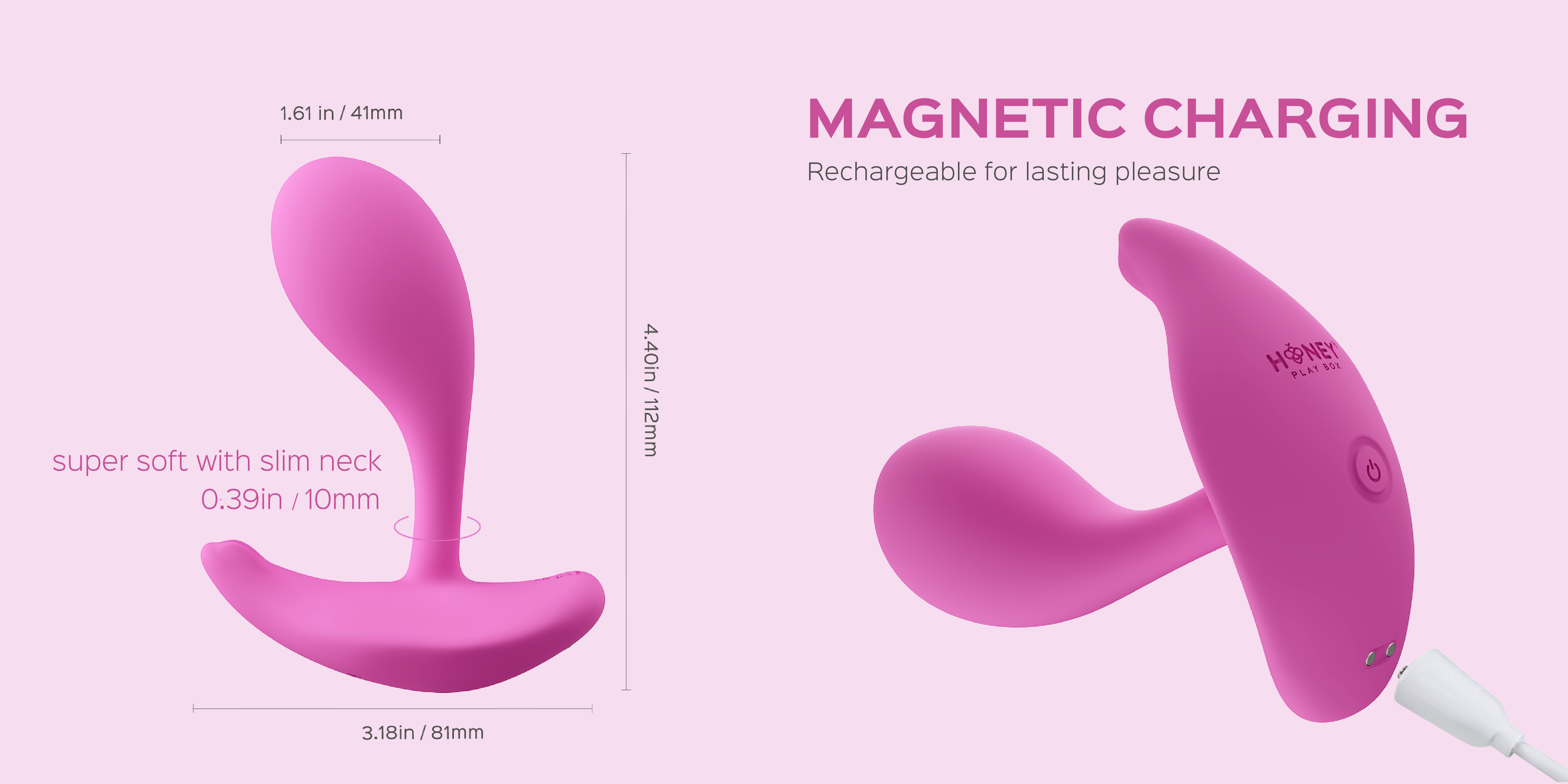 Oly 2-app controlledd wearable vibrators