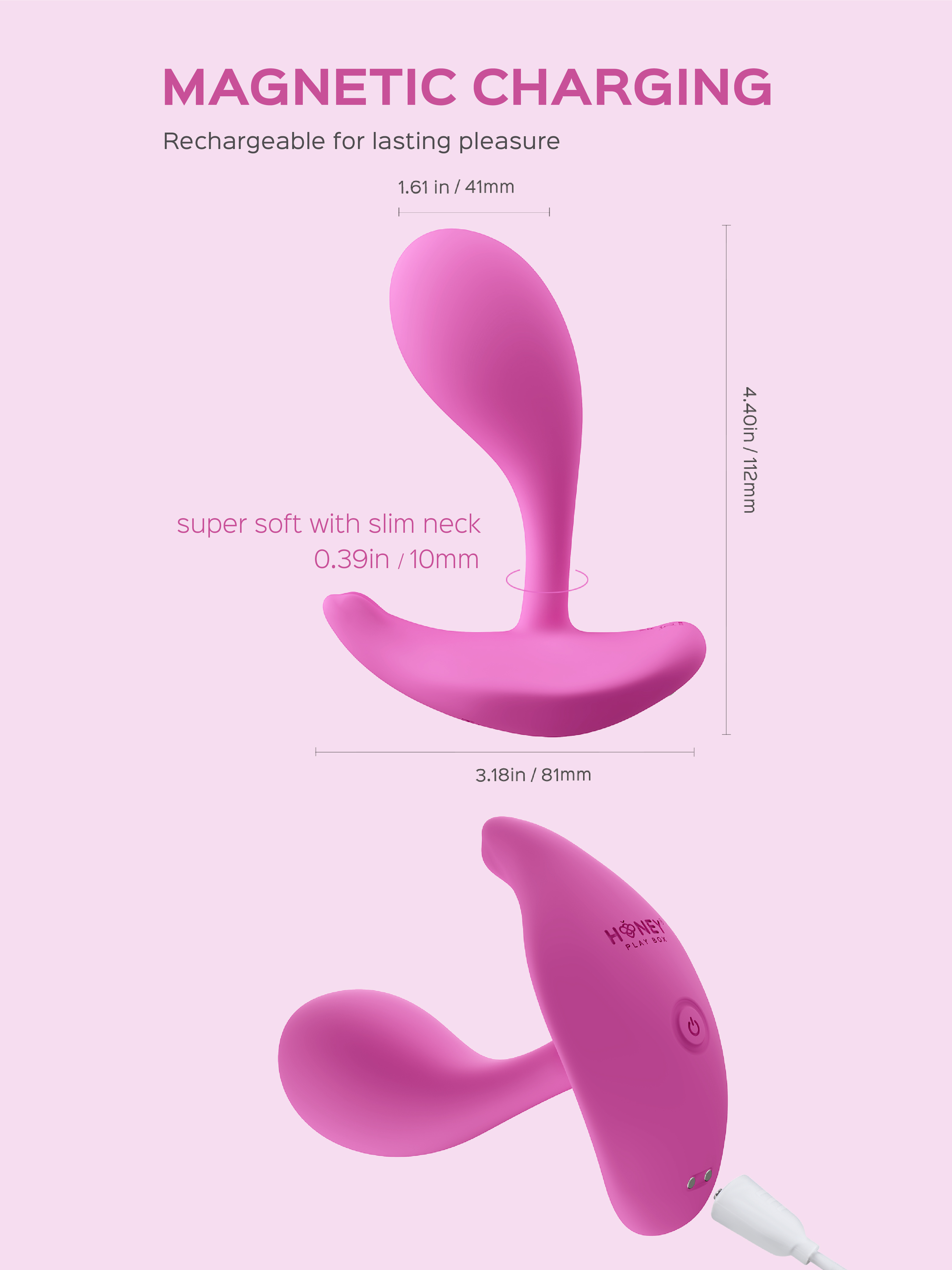 Oly 2-app controlledd wearable vibrators