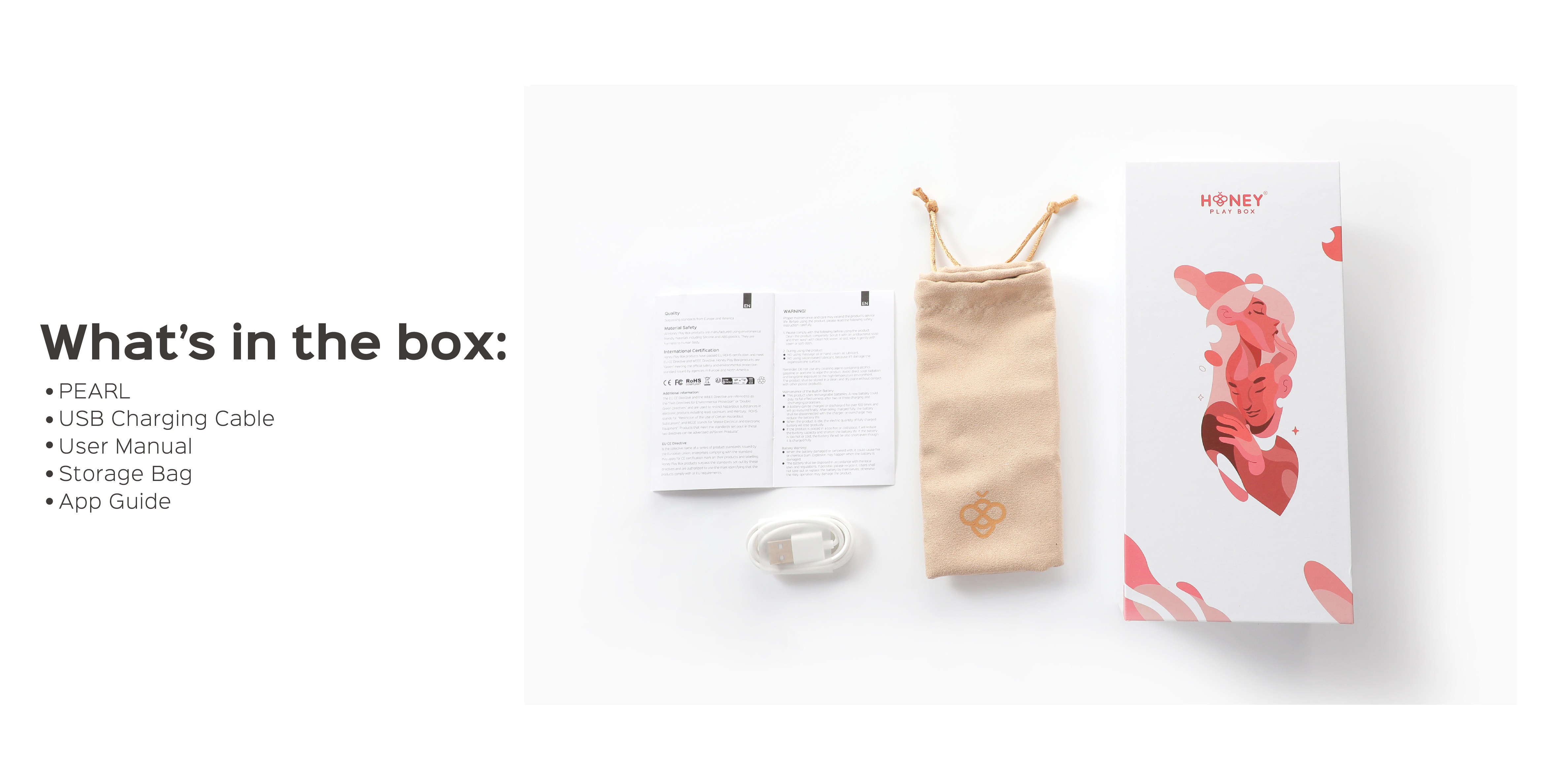 Pearl-app controlled vibrators