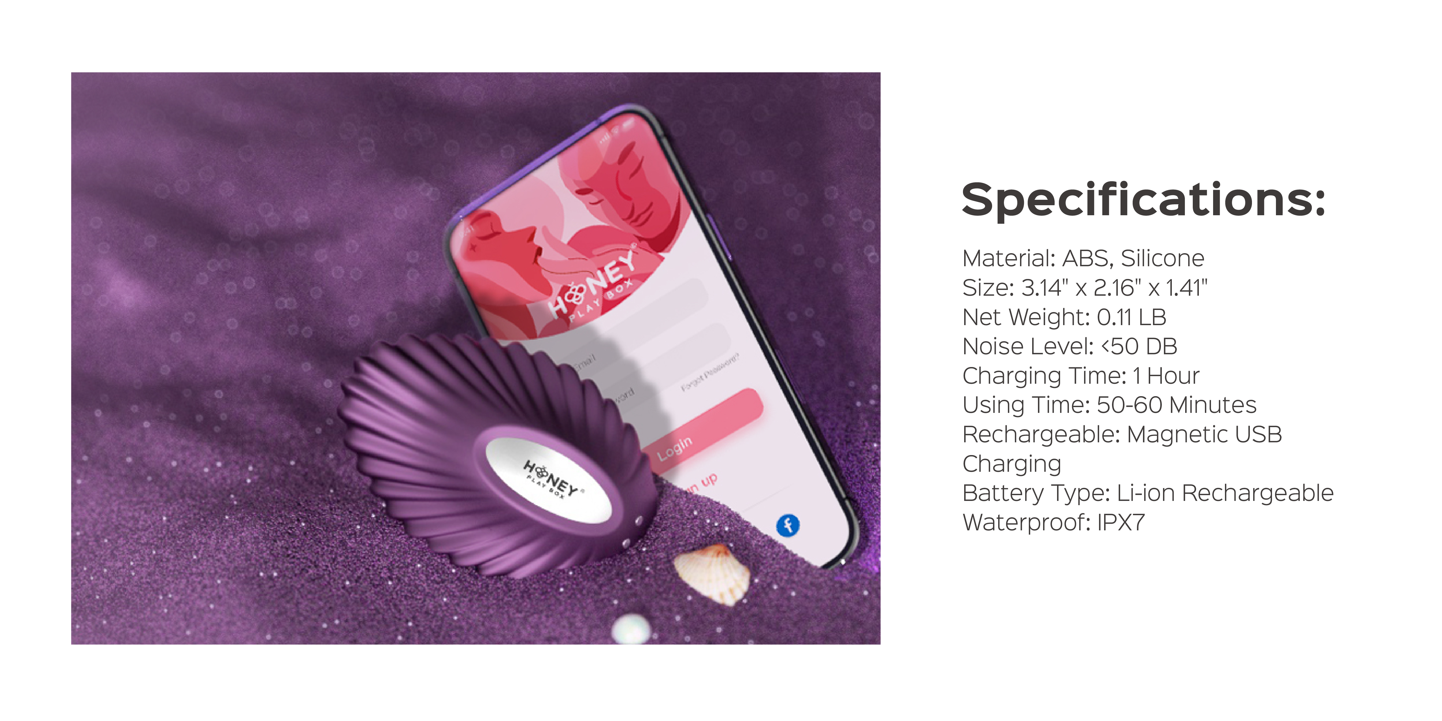 Pearl-controlled vibrator