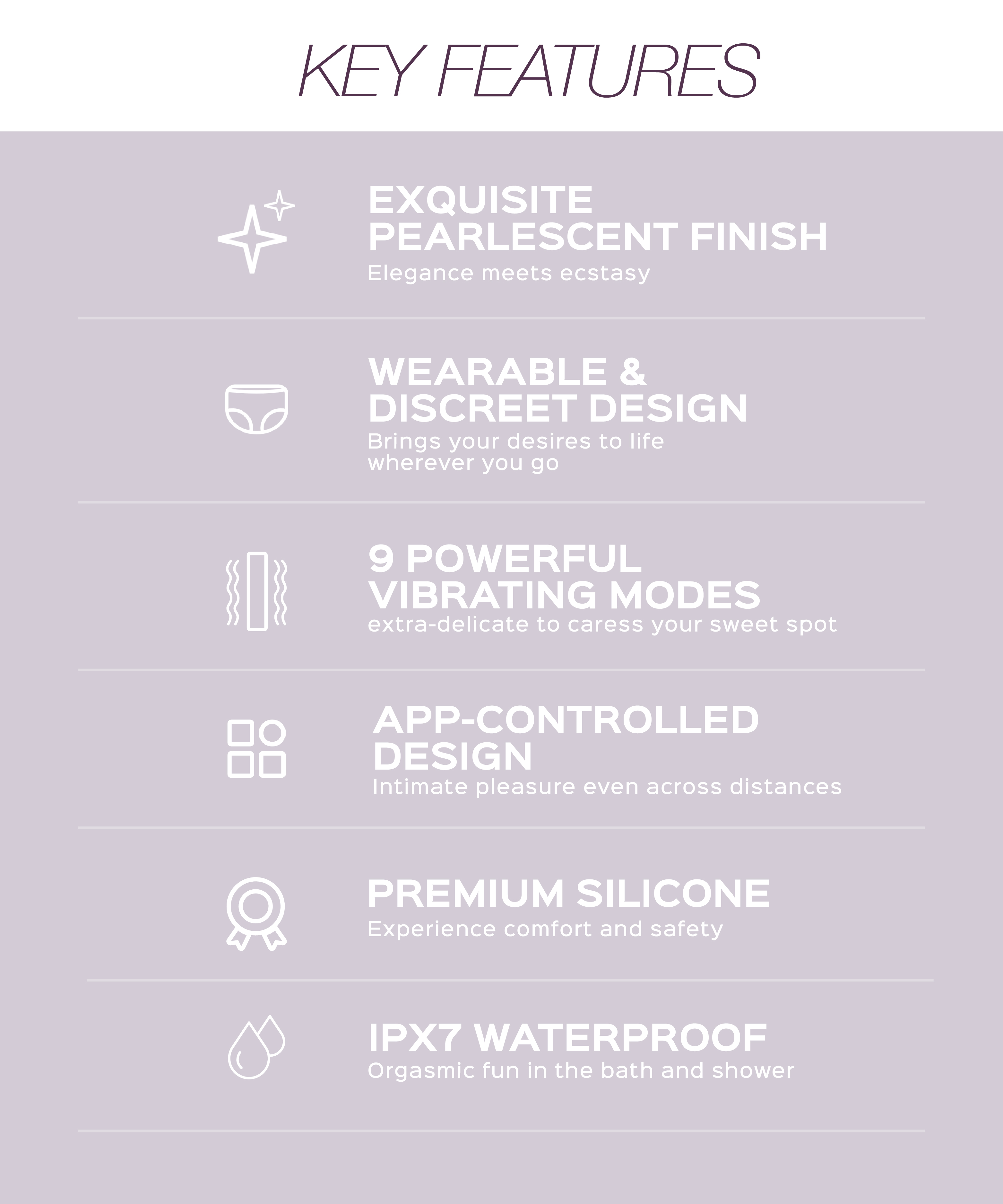Pearl-app controlled sex toys